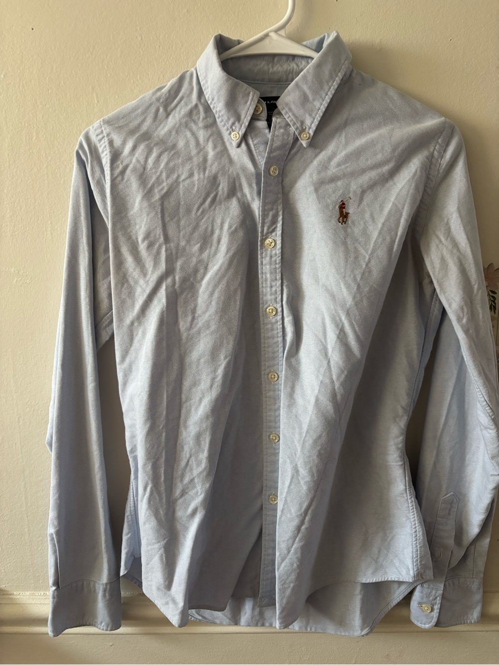 Ralph Lauren Light Blue Long-Sleeve Button-Down Shirt